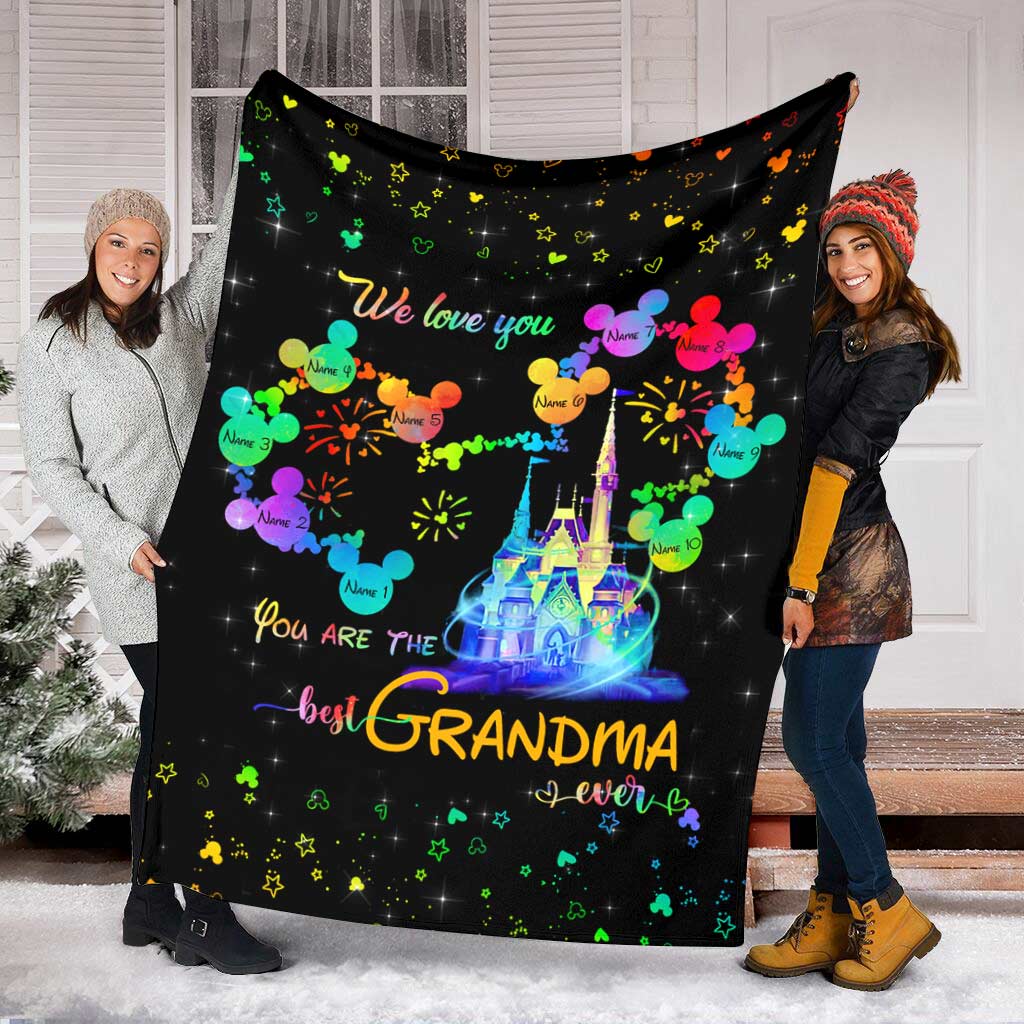 Personalized Grandma Blanket Unique Gift for Mother's Day Blanket GradoCreations