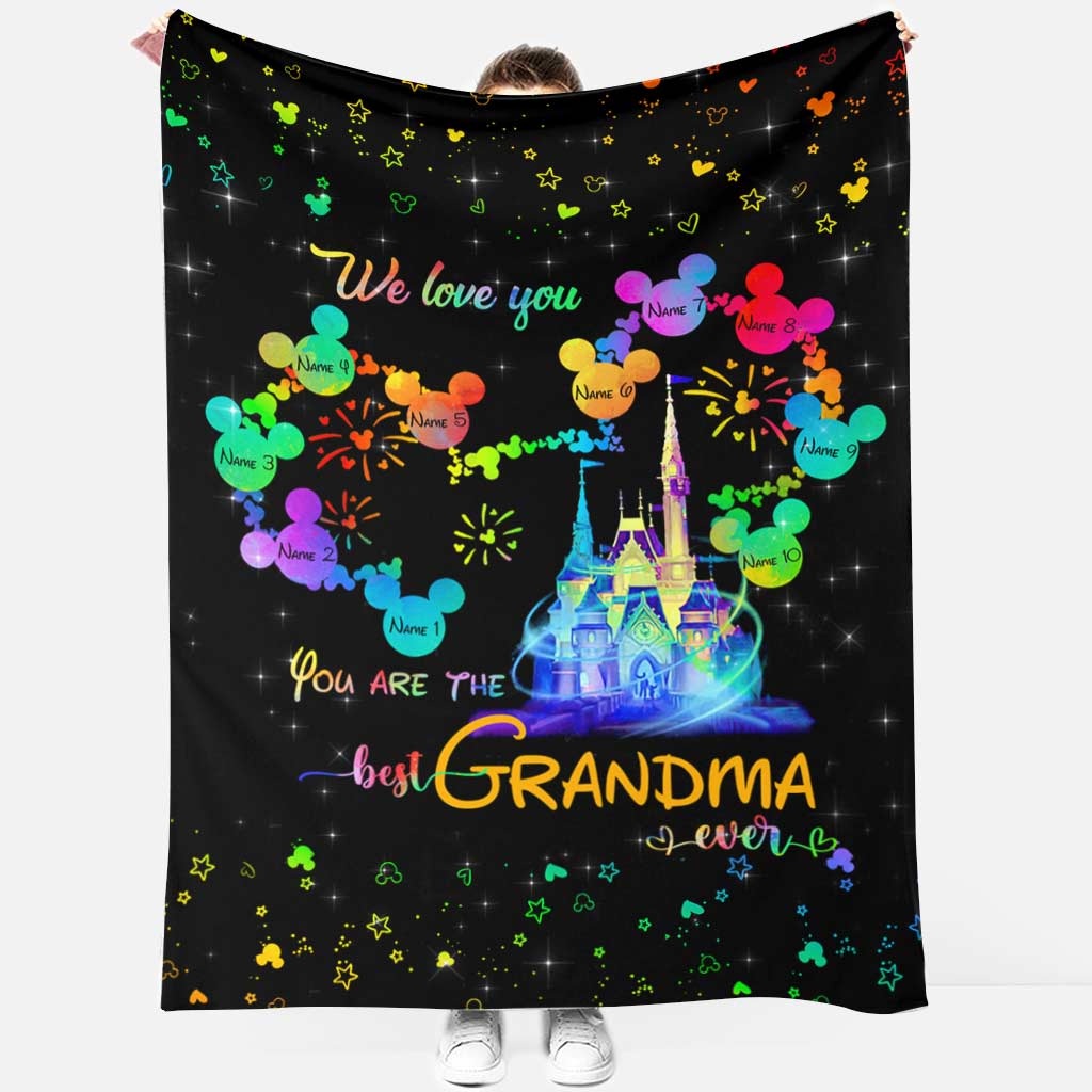 Personalized Grandma Blanket Unique Gift for Mother's Day Blanket GradoCreations