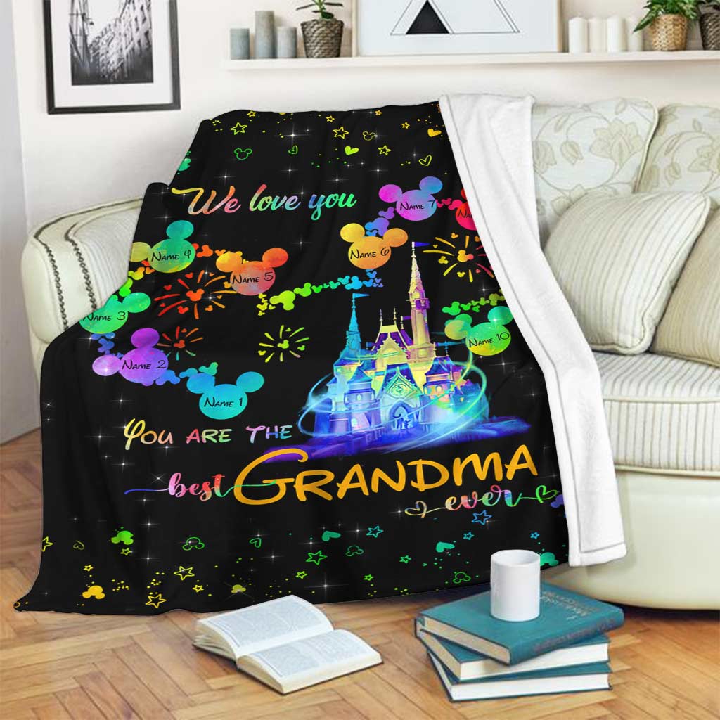Personalized Grandma Blanket Unique Gift for Mother's Day Blanket GradoCreations