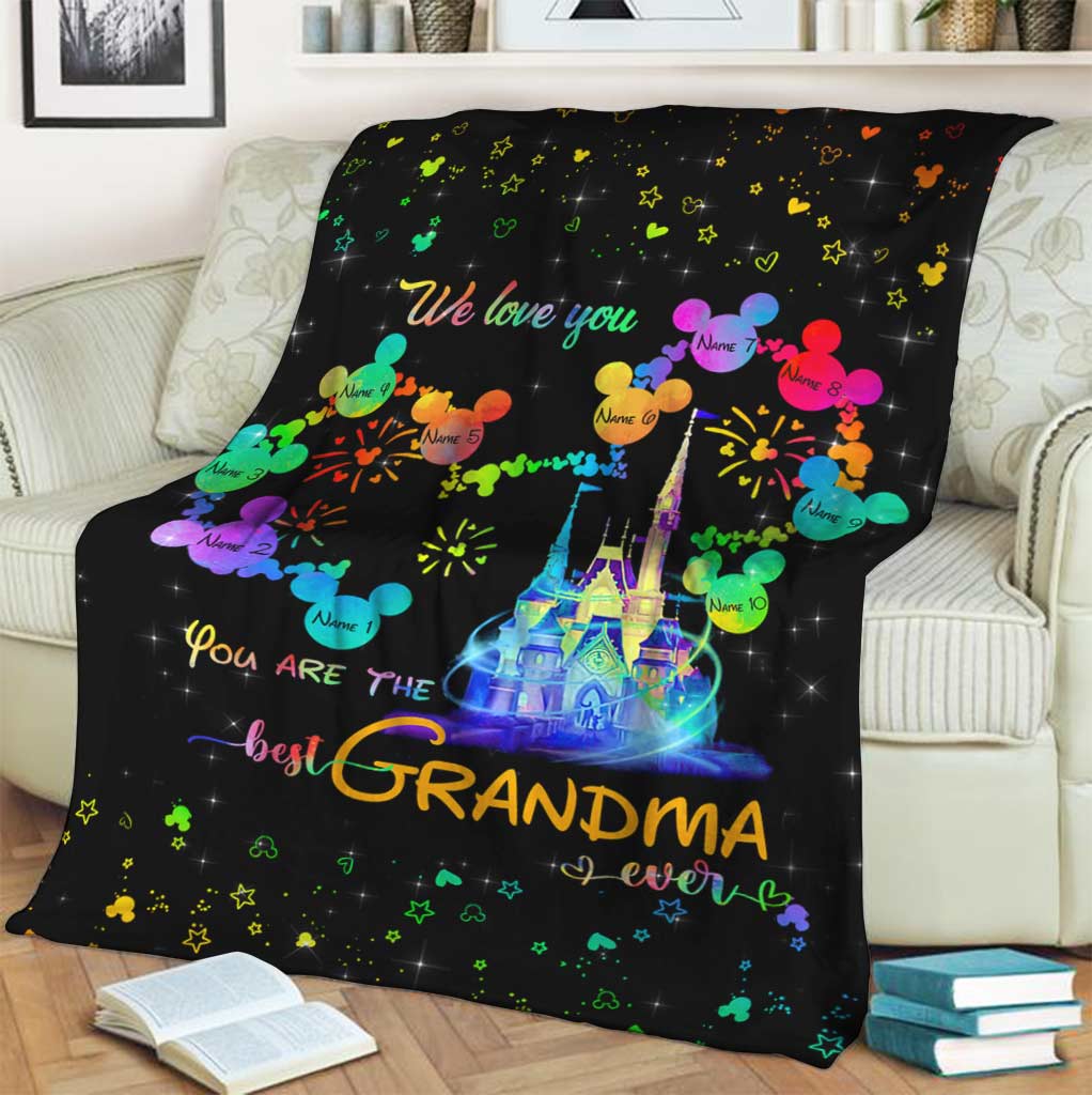 Personalized Grandma Blanket Unique Gift for Mother's Day Blanket GradoCreations