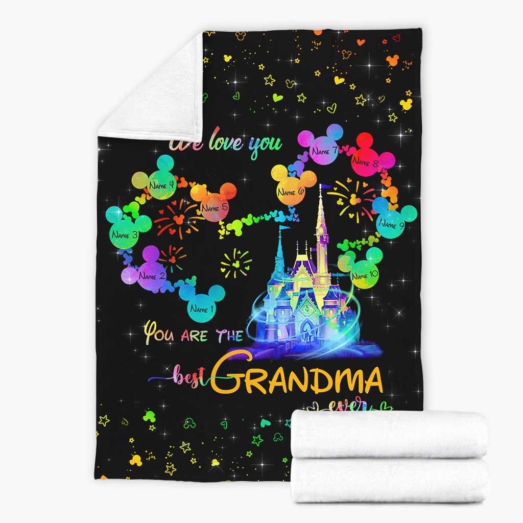 Personalized Grandma Blanket Unique Gift for Mother's Day Blanket GradoCreations