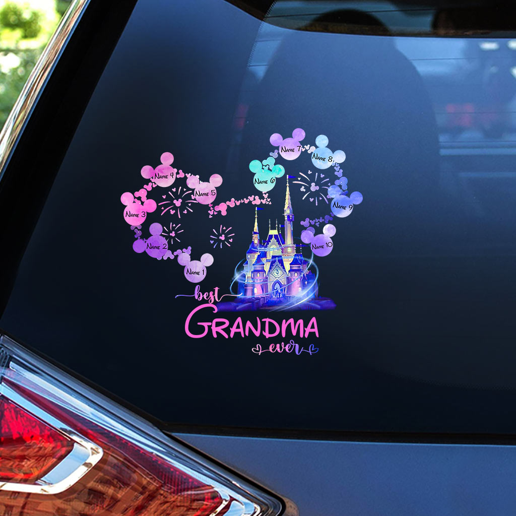 Personalized Magical Mouse Ears Decal for Mother's Day Gift Decal Full GradoCreations