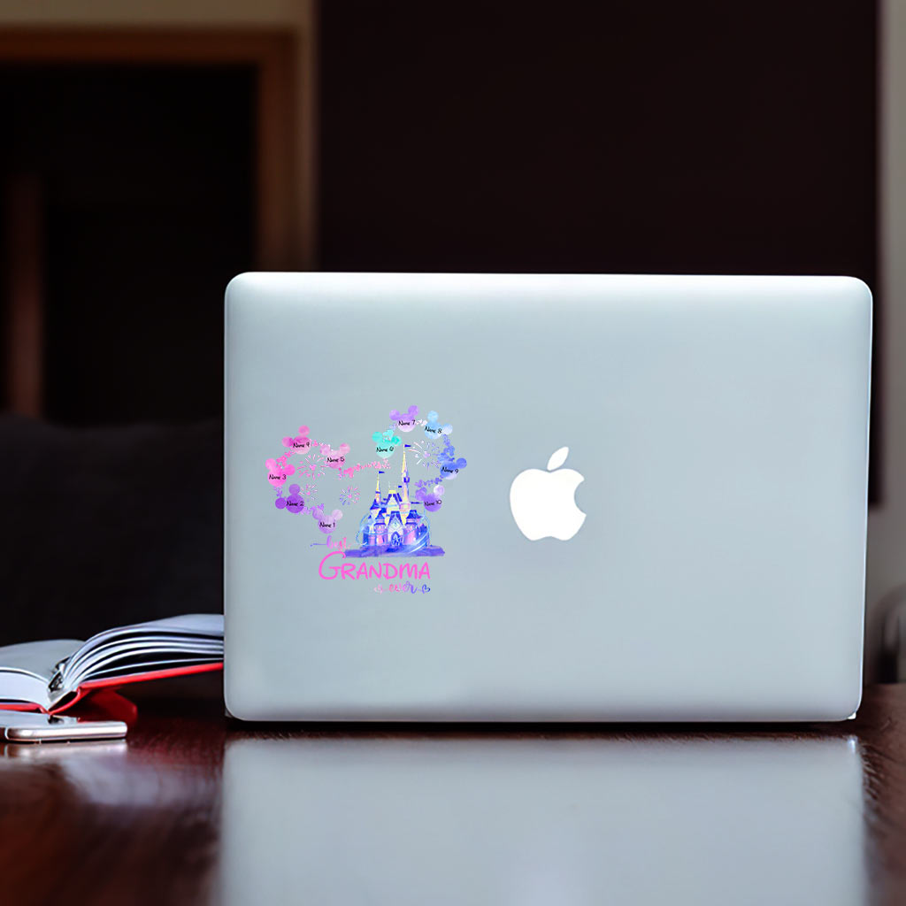 Personalized Magical Mouse Ears Decal for Mother's Day Gift Decal Full GradoCreations