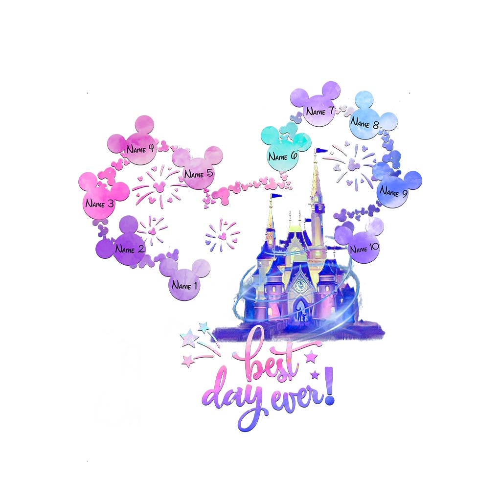 Personalized Best Day Ever Mouse Decal for Car or Wall Decal Full GradoCreations