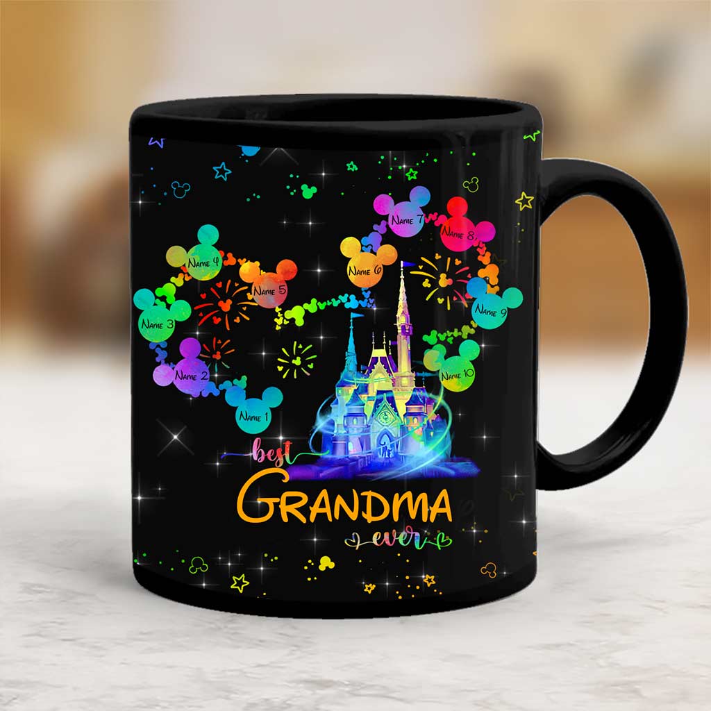 Personalized Best Grandma Ever Mouse Mug Custom Name Gift Mug GradoCreations