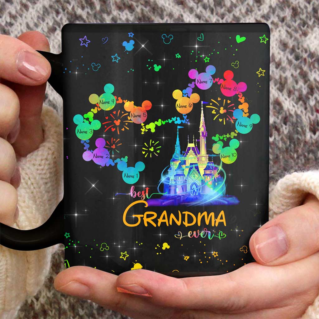 Personalized Best Grandma Ever Mouse Mug Custom Name Gift Mug GradoCreations