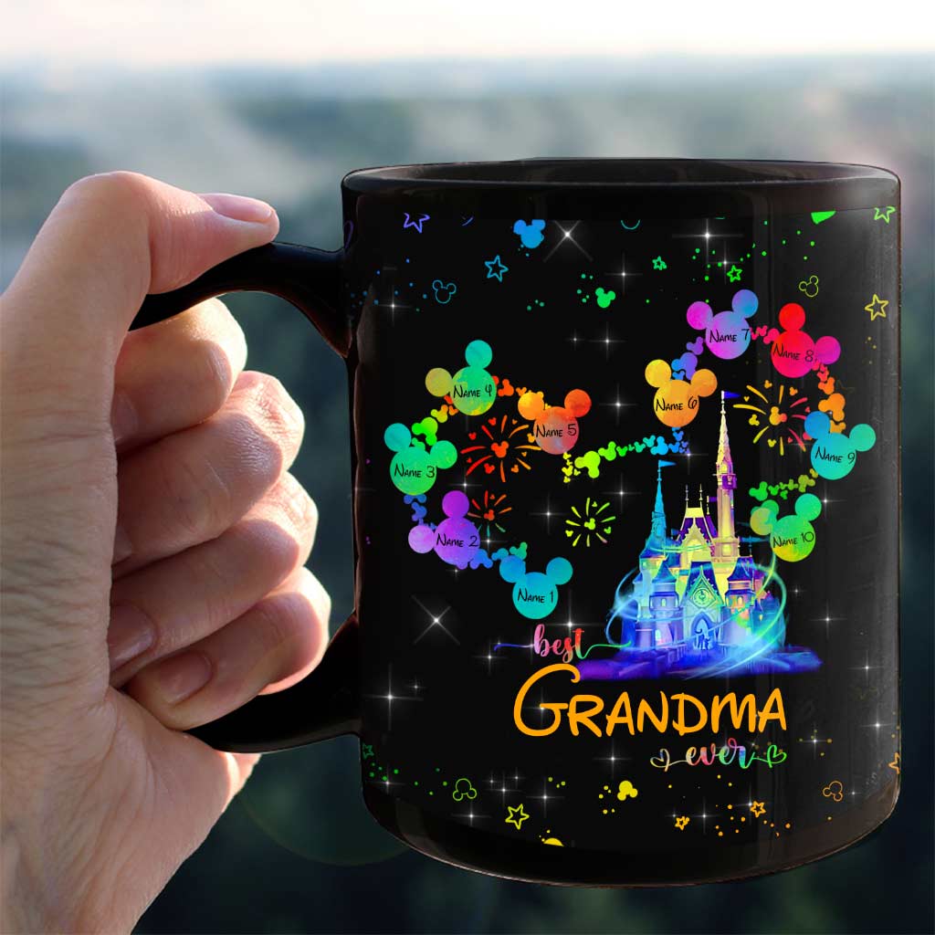 Personalized Best Grandma Ever Mouse Mug Custom Name Gift Mug GradoCreations