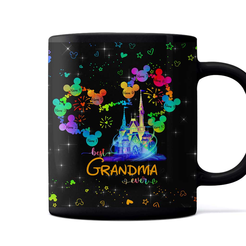 Personalized Best Grandma Ever Mouse Mug Custom Name Gift Mug GradoCreations