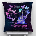 Personalized Grandma Throw Pillow Gift for Mother's Day Throw Pillow GradoCreations