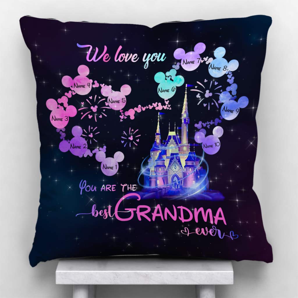 Personalized Grandma Throw Pillow Gift for Mother's Day Throw Pillow GradoCreations