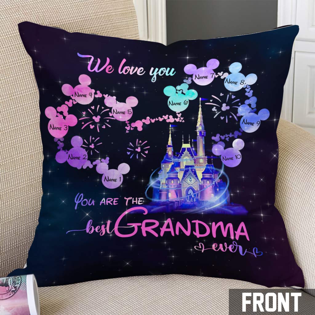 Personalized Grandma Throw Pillow Gift for Mother's Day Throw Pillow GradoCreations