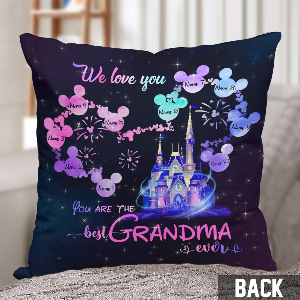 Personalized Grandma Throw Pillow Gift for Mother's Day Throw Pillow GradoCreations