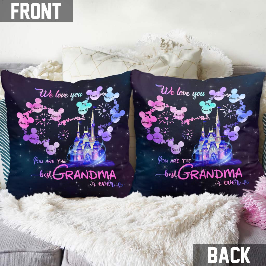 Personalized Grandma Throw Pillow Gift for Mother's Day Throw Pillow GradoCreations