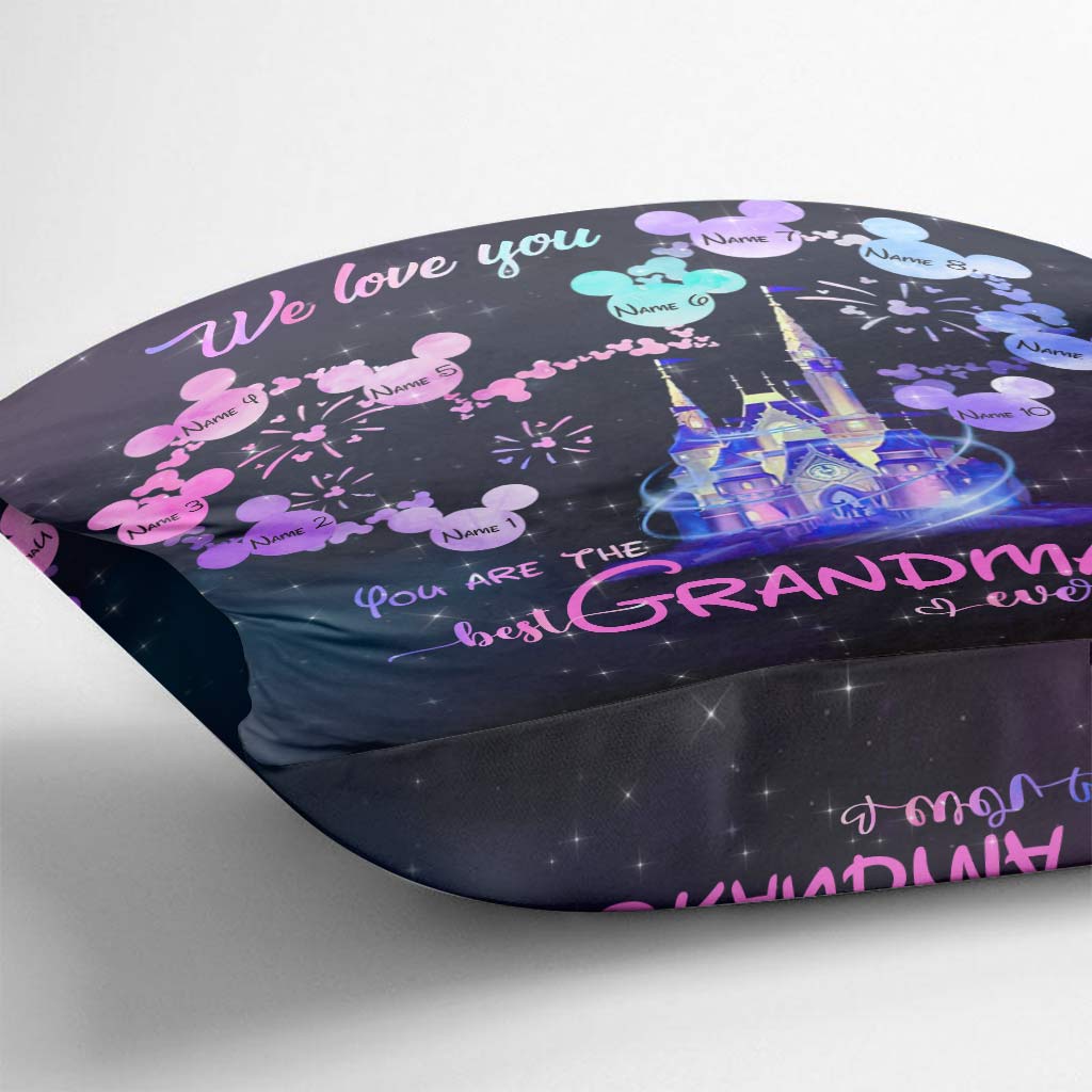 Personalized Grandma Throw Pillow Gift for Mother's Day Throw Pillow GradoCreations