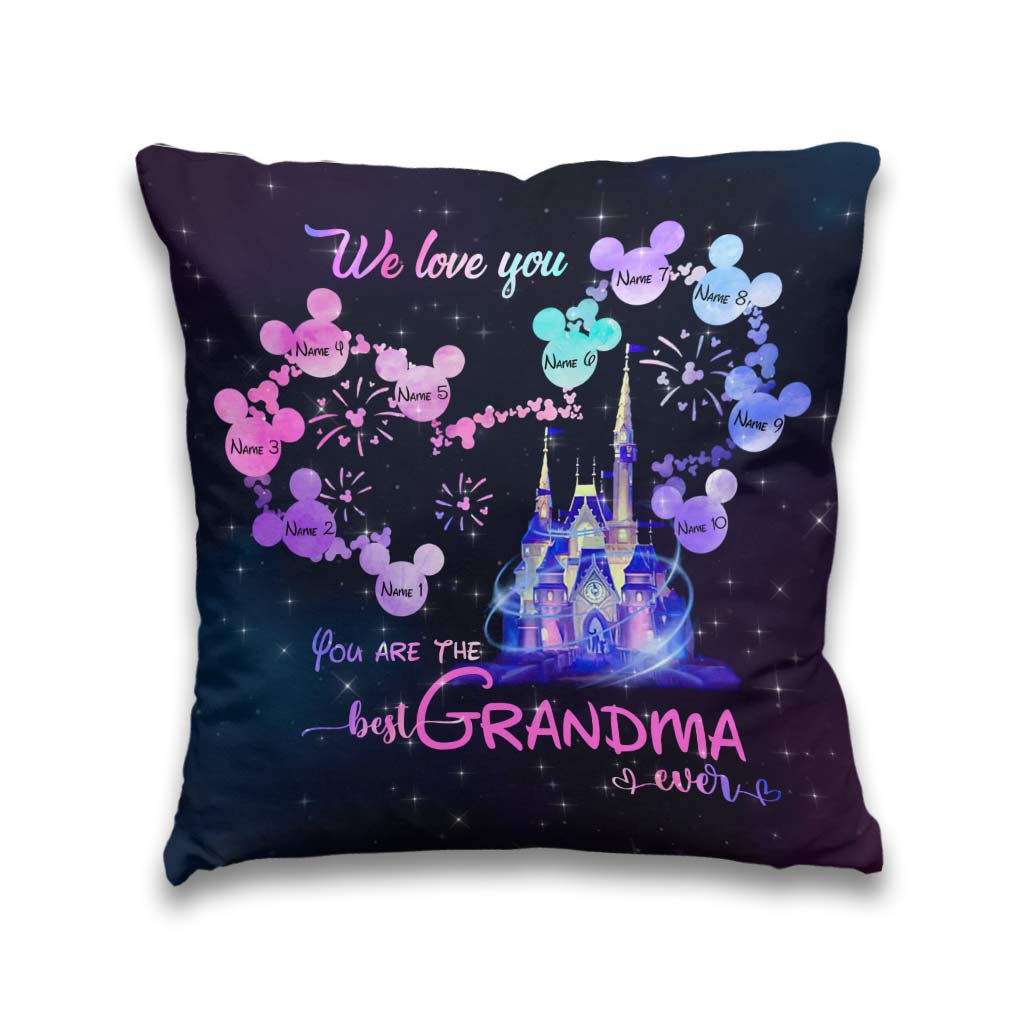 Personalized Grandma Throw Pillow Gift for Mother's Day Throw Pillow GradoCreations