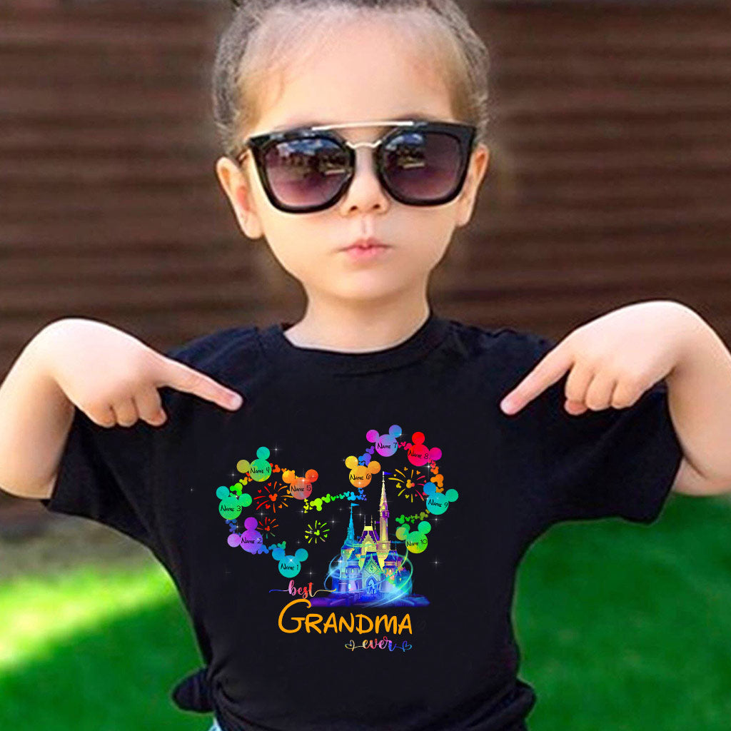 Personalized Magical Mouse Ears Kid Shirt Best Grandma Gift Kid Shirt GradoCreations