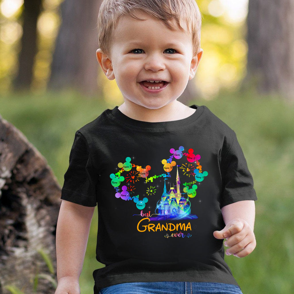 Personalized Magical Mouse Ears Kid Shirt Best Grandma Gift Kid Shirt GradoCreations
