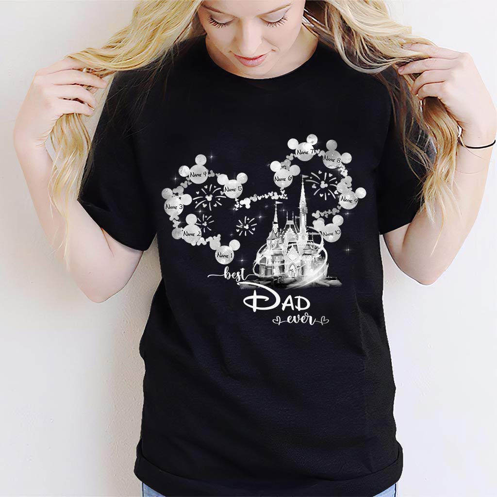 Personalized Best Dad Ever T-Shirt & Hoodie Gift for Father's Day T-shirt & Hoodie GradoCreations