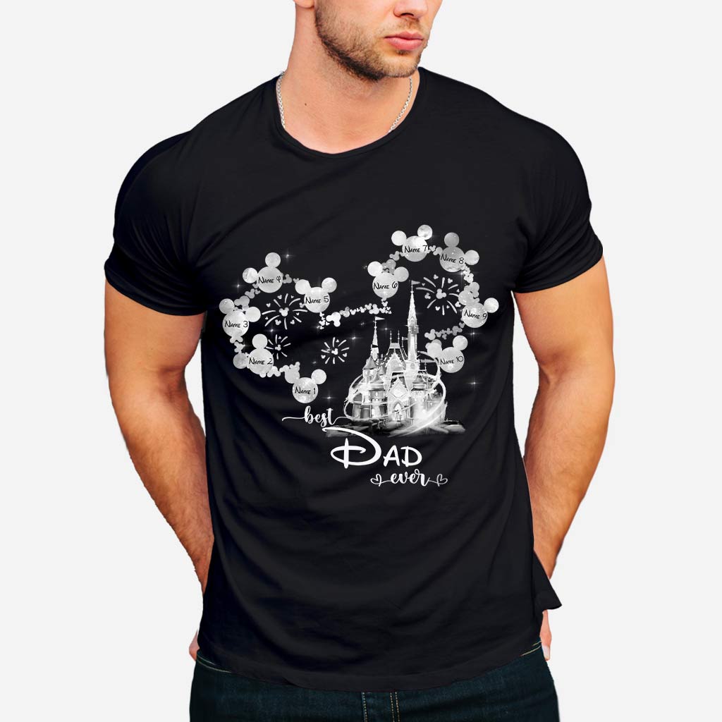 Personalized Best Dad Ever T-Shirt & Hoodie Gift for Father's Day T-shirt & Hoodie GradoCreations