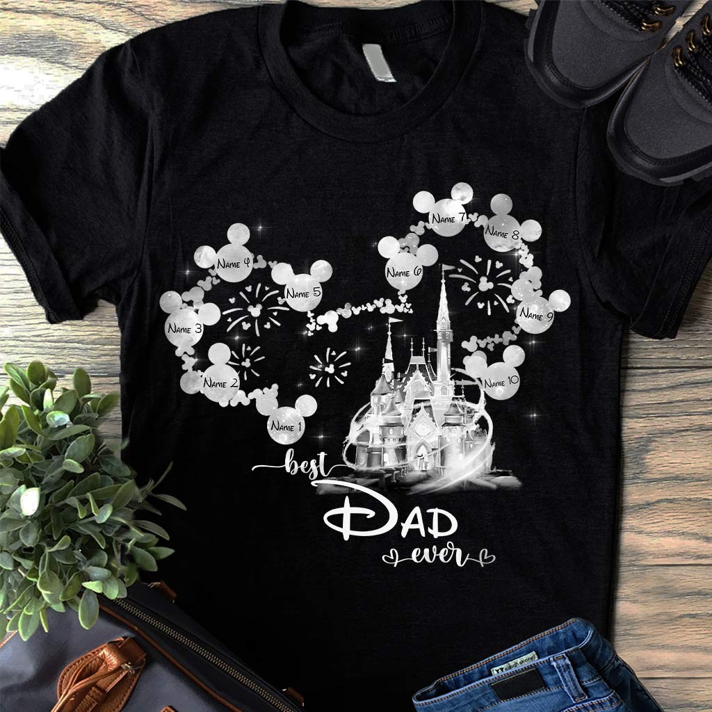 Personalized Best Dad Ever T-Shirt & Hoodie Gift for Father's Day T-shirt & Hoodie GradoCreations