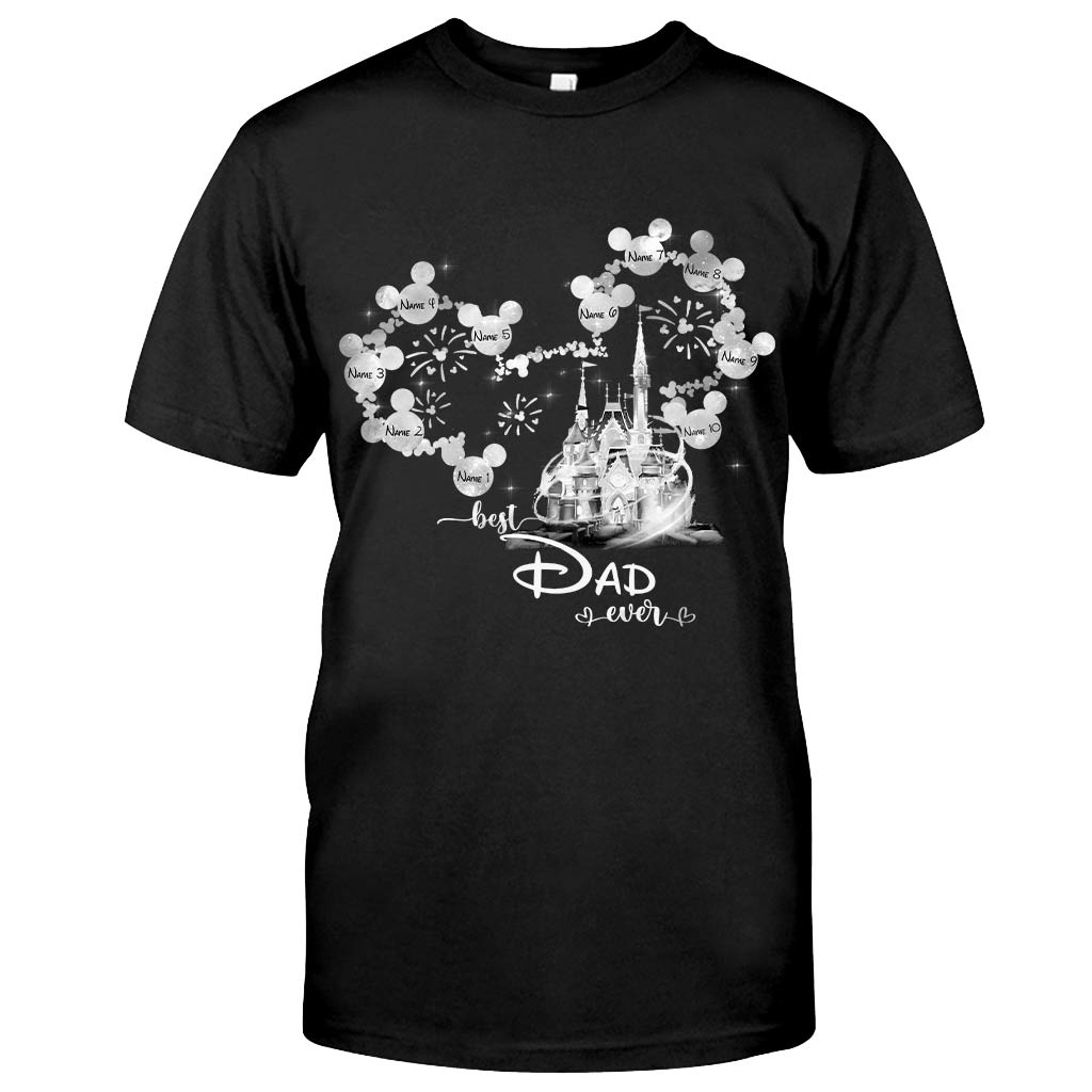 Personalized Best Dad Ever T-Shirt & Hoodie Gift for Father's Day T-shirt & Hoodie GradoCreations