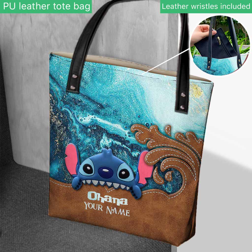 Personalized Ohana Tote Bag Custom Name Gift for Family Tote Bag GradoCreations