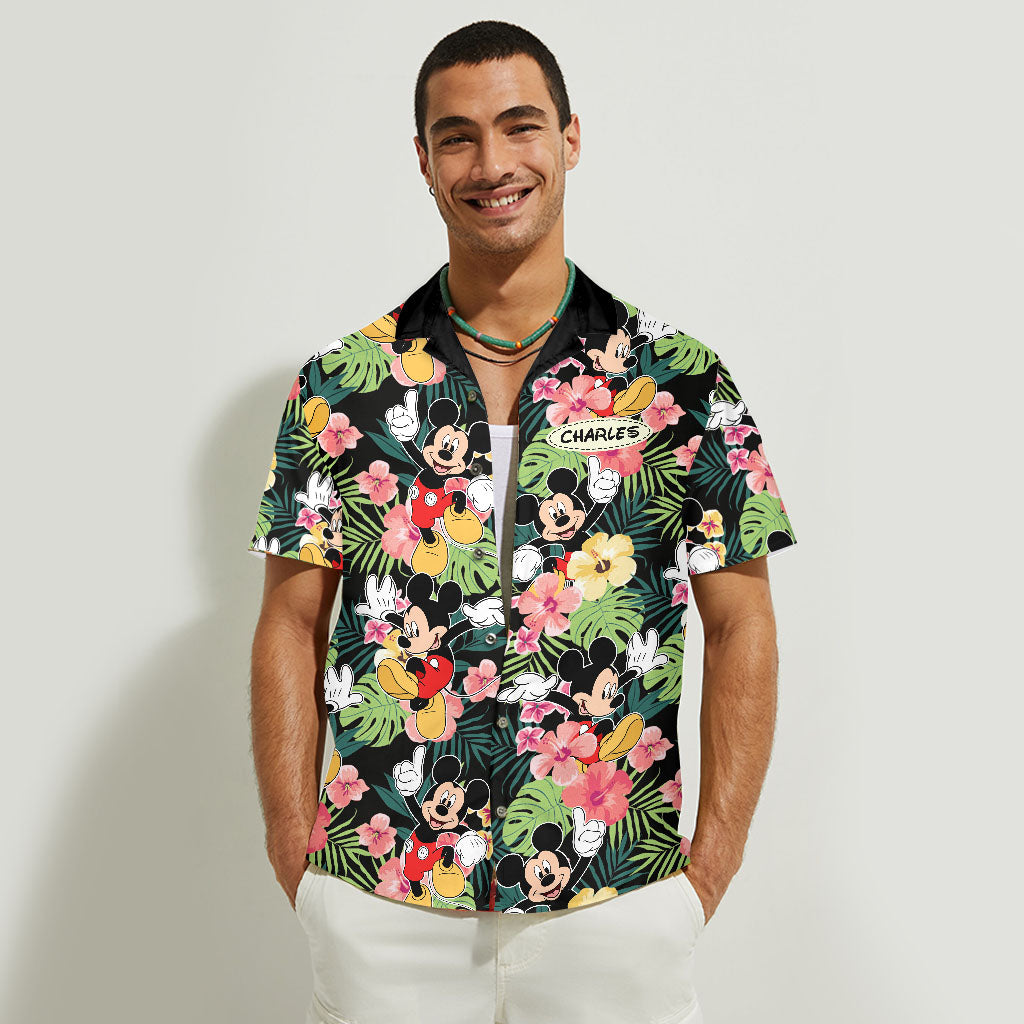 Personalized Hawaiian Shirt with Name Custom Print Gift for Summer Hawaiian Shirt GradoCreations