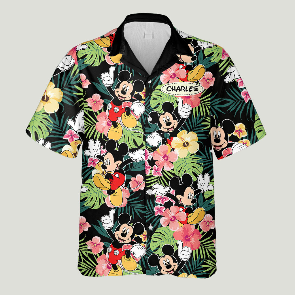 Personalized Hawaiian Shirt with Name Custom Print Gift for Summer Hawaiian Shirt GradoCreations