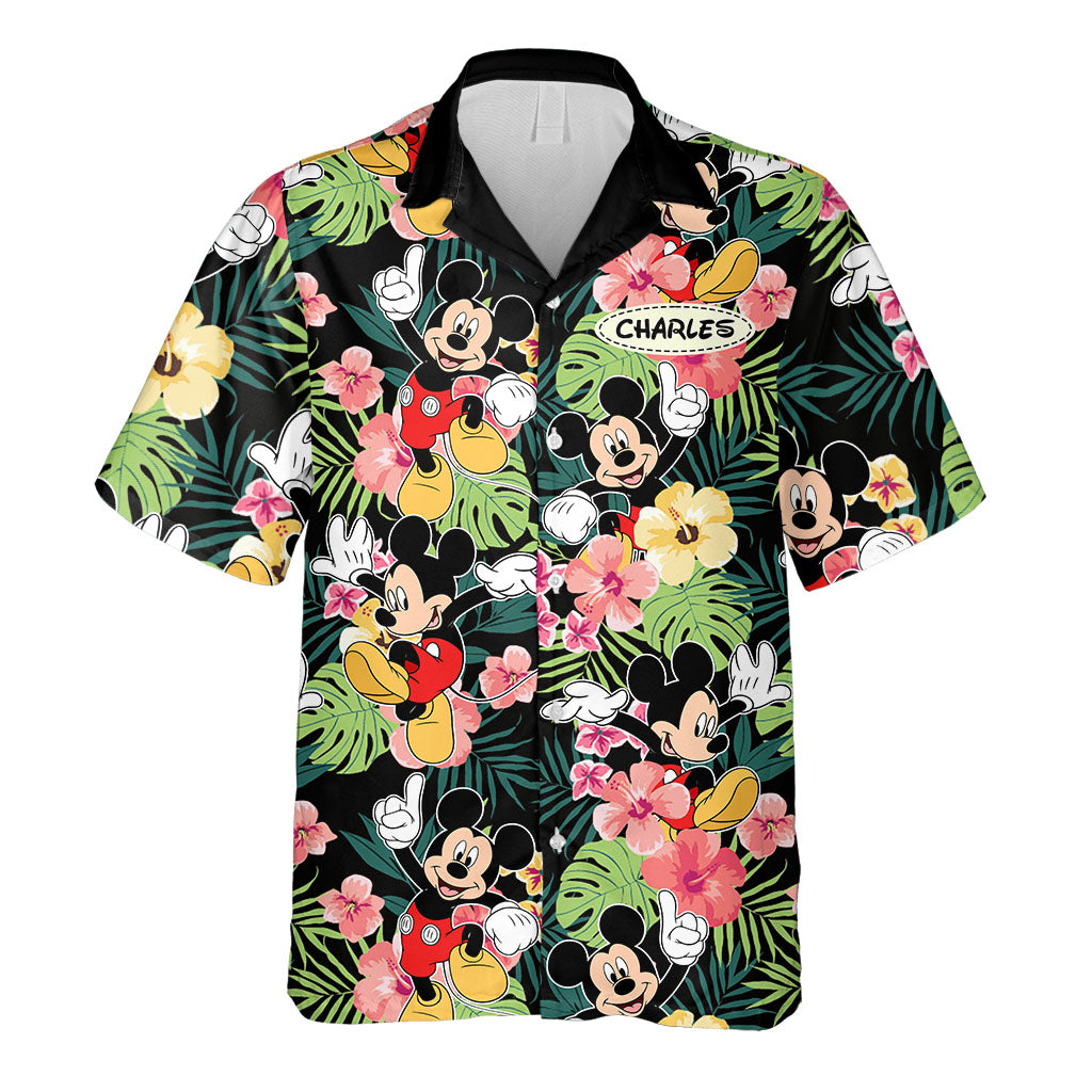 Personalized Hawaiian Shirt with Name Custom Print Gift for Summer Hawaiian Shirt GradoCreations