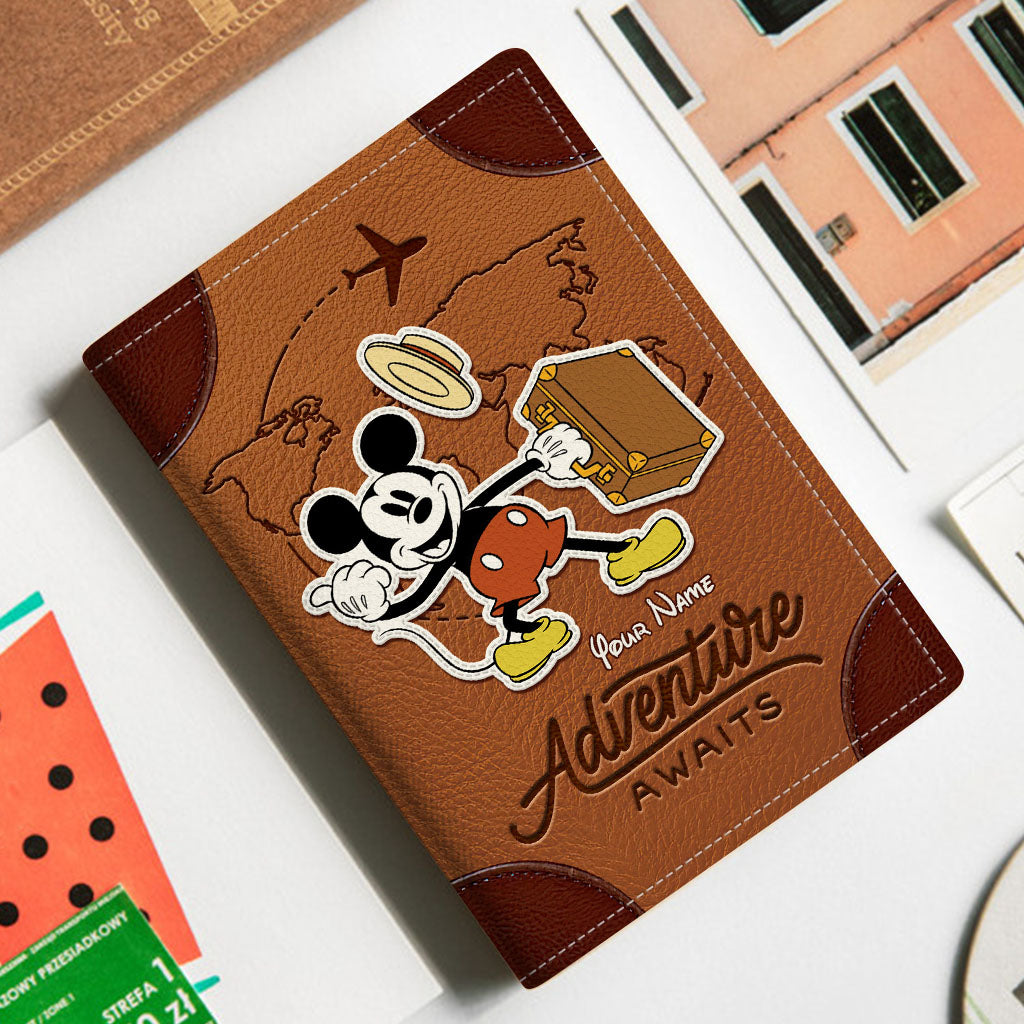 Personalized Mouse Passport Holder Custom Name Travel Gift Passport Holder GradoCreations