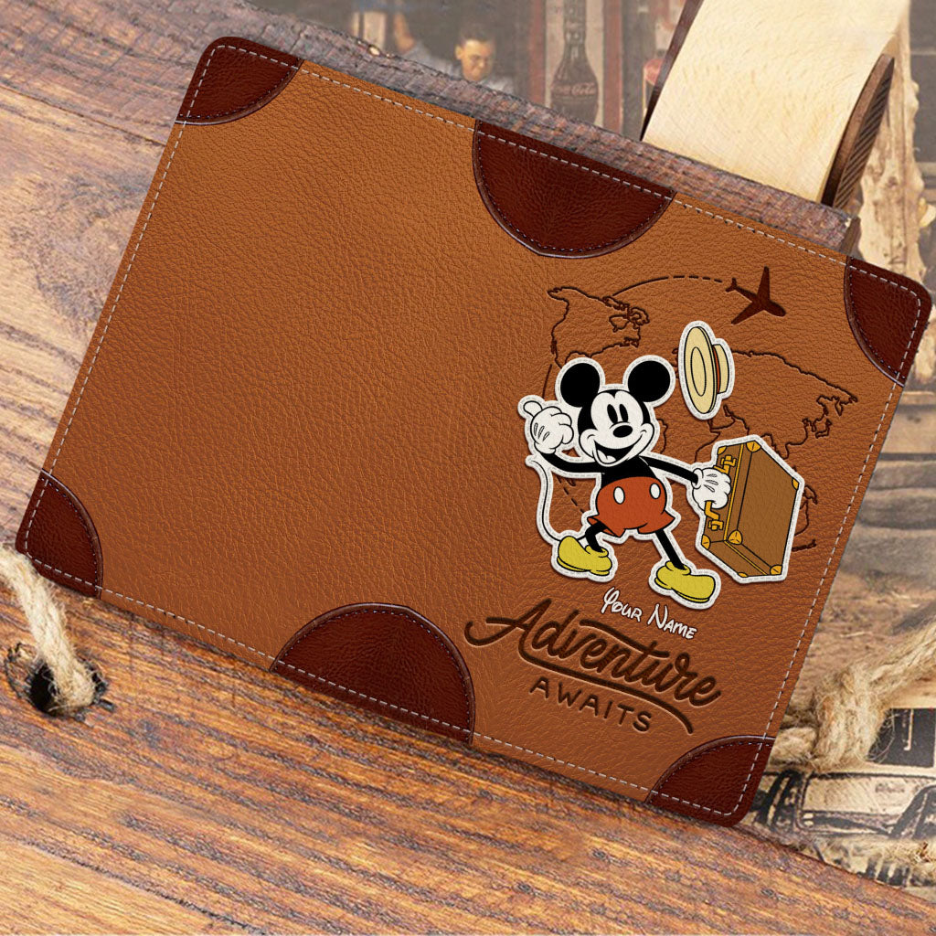 Personalized Mouse Passport Holder Custom Name Travel Gift Passport Holder GradoCreations