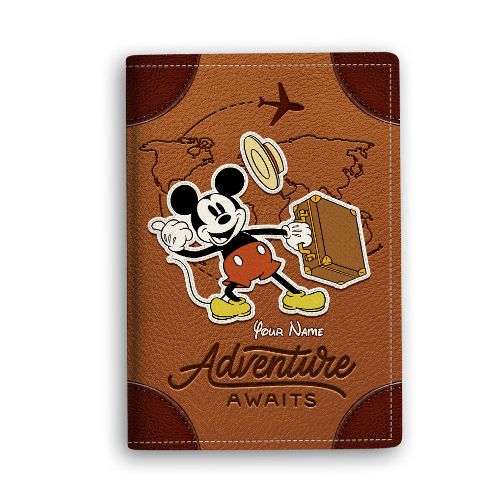Personalized Mouse Passport Holder Custom Name Travel Gift Passport Holder GradoCreations