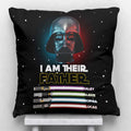 Personalized I Am Their Father Throw Pillow Gift for Dad Throw Pillow GradoCreations