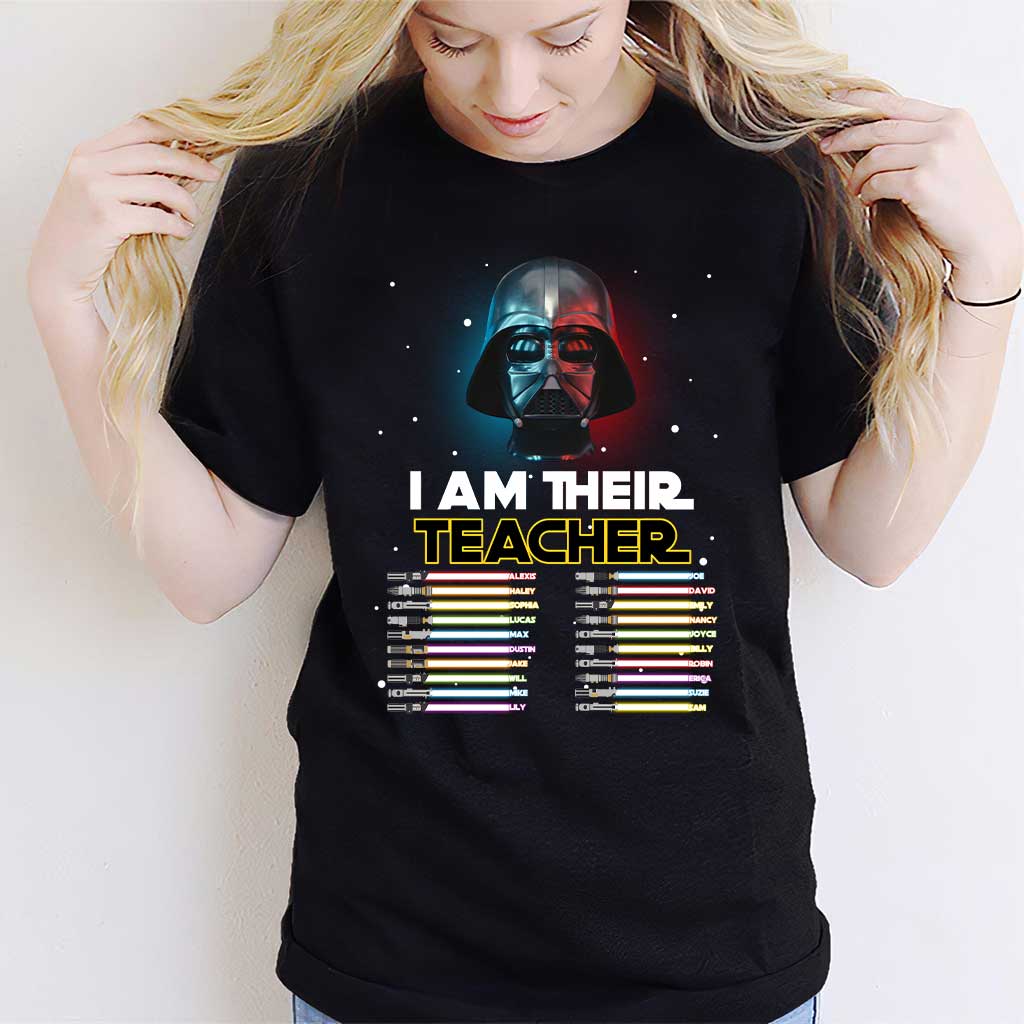 Personalized Teacher T-Shirt Custom Names Star Wars Gift T-shirt & Hoodie GradoCreations