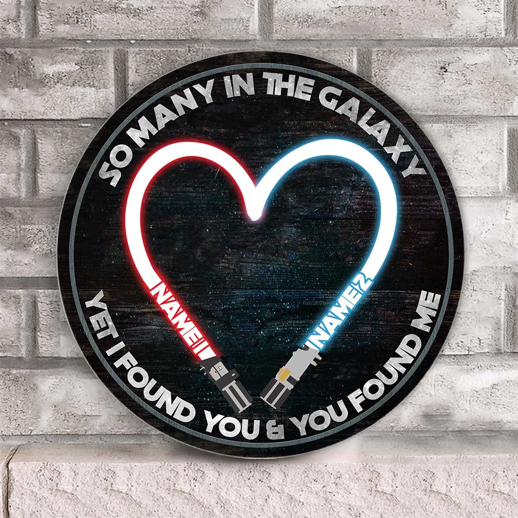 Personalized Round Wood Sign Custom Couple Gift for Wedding Anniversary Round Wood Sign GradoCreations