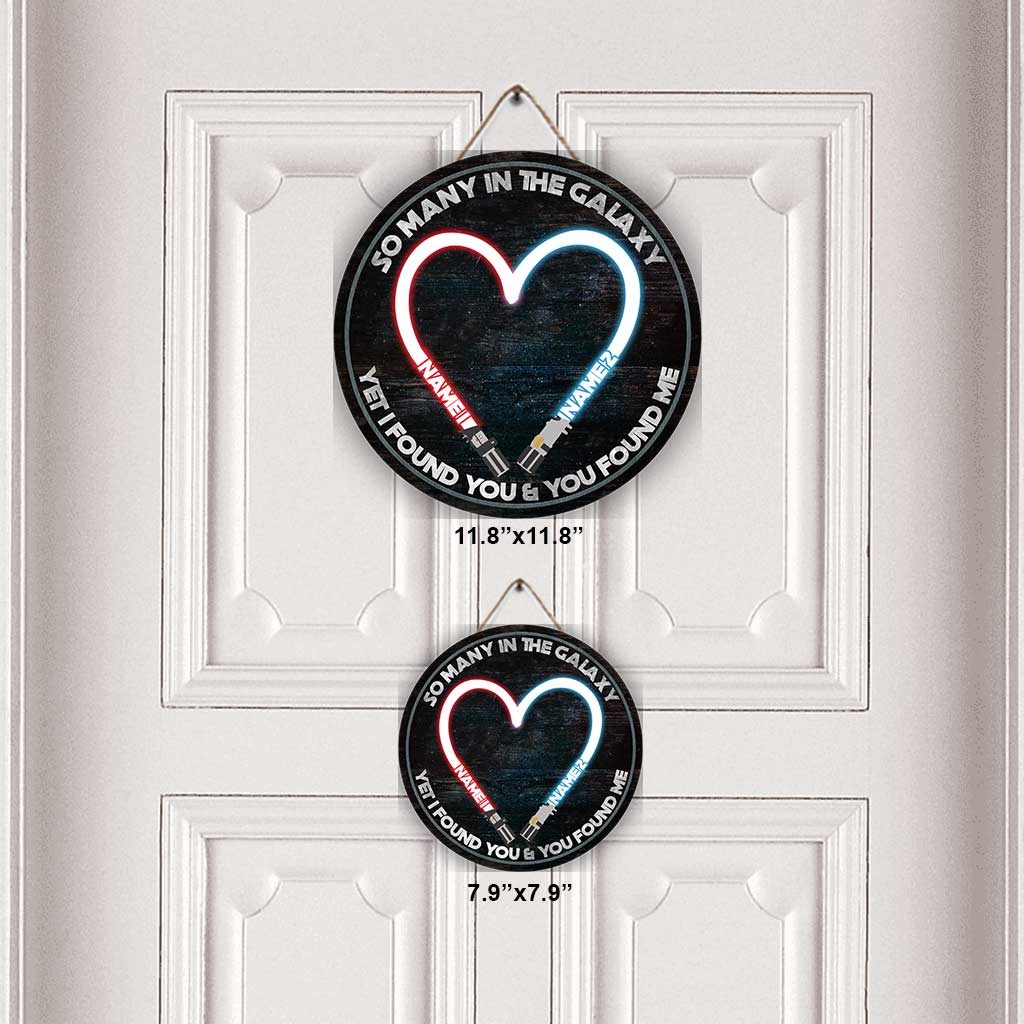 Personalized Round Wood Sign Custom Couple Gift for Wedding Anniversary Round Wood Sign GradoCreations