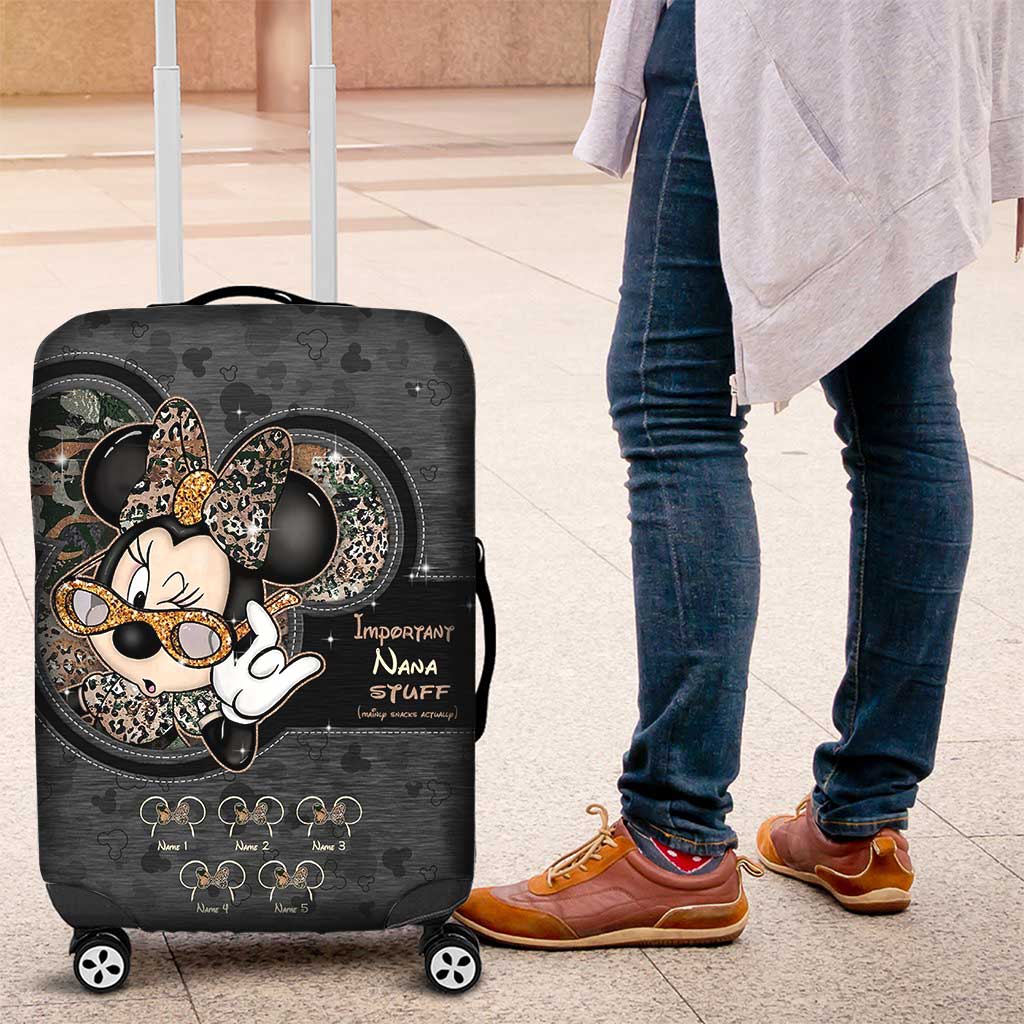 Personalized Luggage Cover for Nana with Custom Name | Mother's Day Gift Luggage Cover GradoCreations