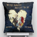 Personalized Nightmare Before Christmas Throw Pillow Gift for Couples Throw Pillow GradoCreations