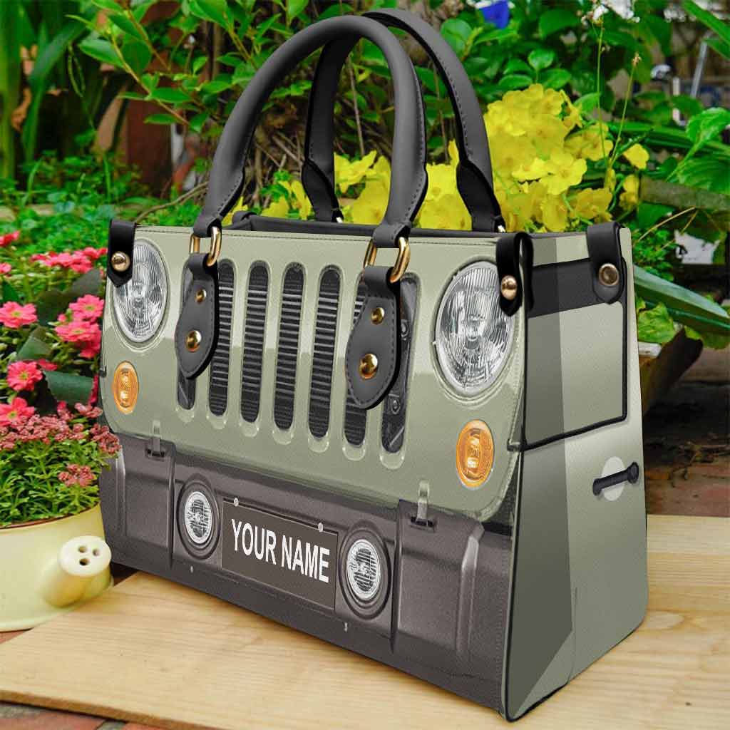 Personalized Leather Handbag Custom Name Gift for Her Leather Handbag GradoCreations
