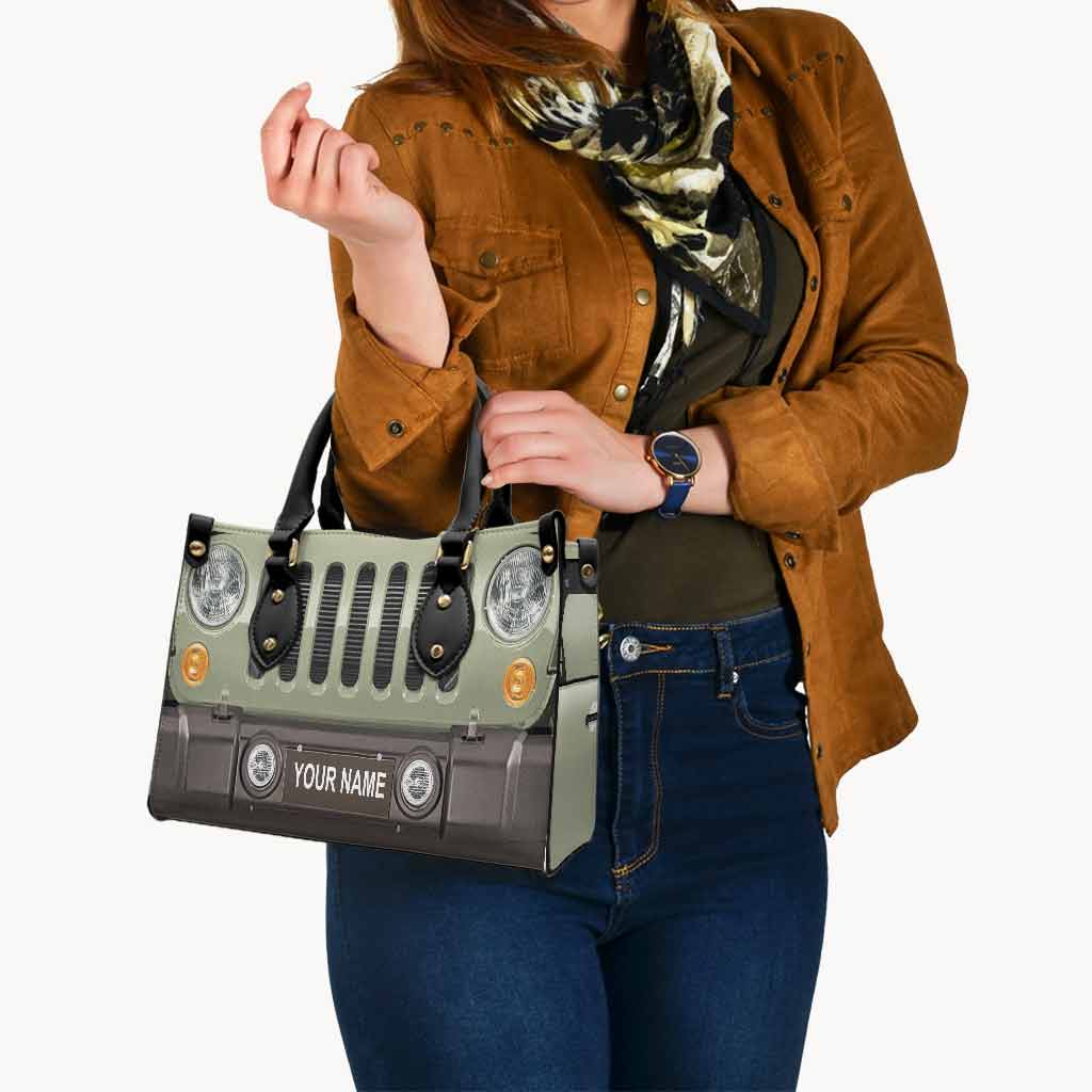 Personalized Leather Handbag Custom Name Gift for Her Leather Handbag GradoCreations