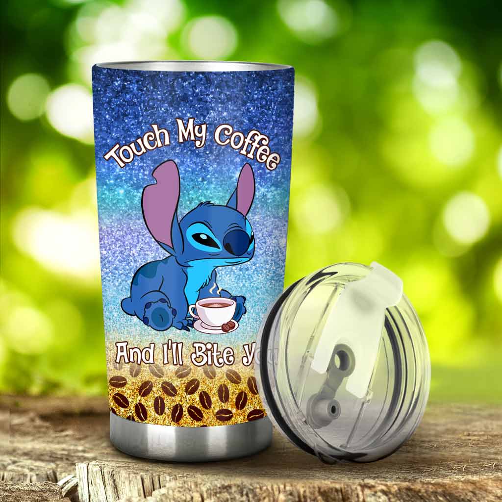 Personalized Touch My Coffee Tumbler Custom Name Gift Tumbler GradoCreations