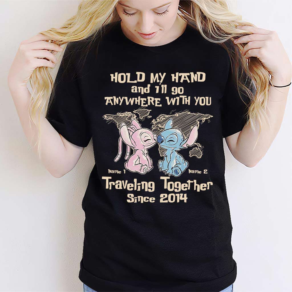Personalized Couple Ohana T-Shirt & Hoodie Custom Names Gift T-shirt & Hoodie GradoCreations