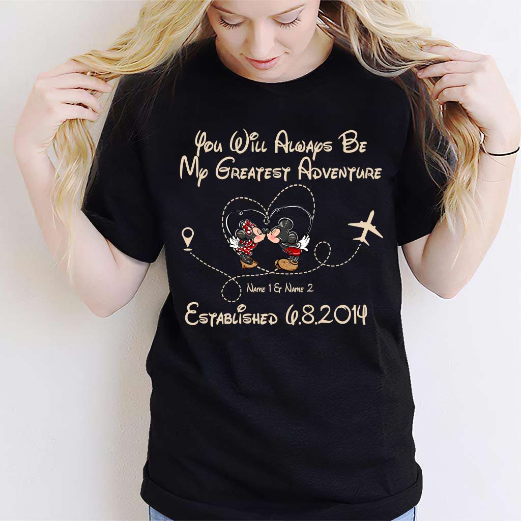 Personalized Couple Mouse T-shirt & Hoodie Gift for Valentine’s Day T-shirt & Hoodie GradoCreations