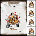 Personalized Hello Fall T-shirt & Hoodie with Custom Names for Family T-shirt & Hoodie GradoCreations