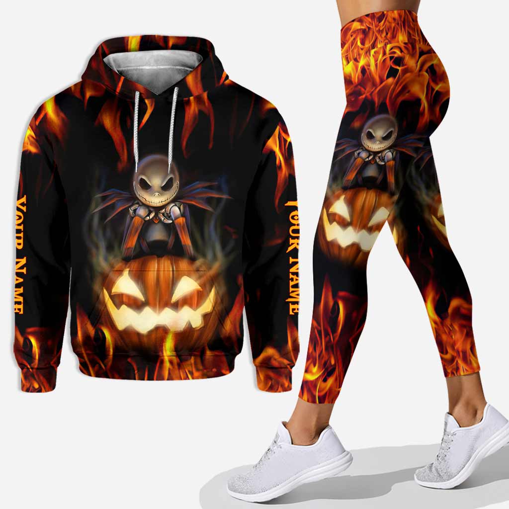 Personalized Nightmare Hoodie and Leggings Custom Name Gift for Halloween Hoodie & Leggings GradoCreations