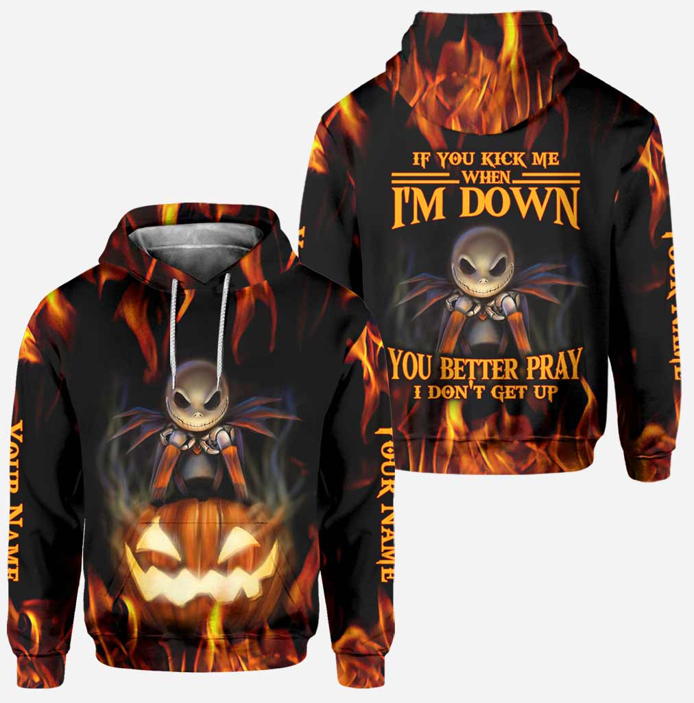 Personalized Nightmare Hoodie and Leggings Custom Name Gift for Halloween Hoodie & Leggings GradoCreations