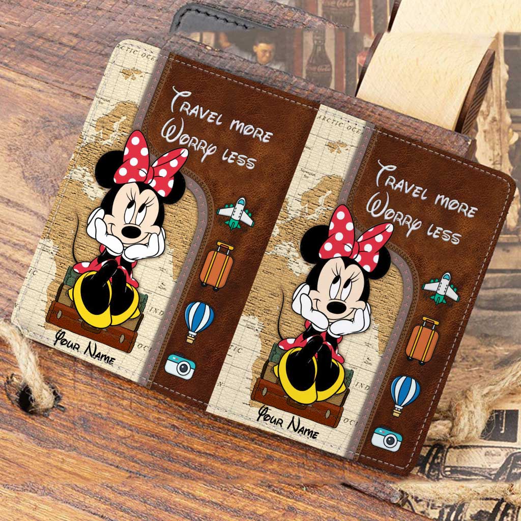 Personalized Minnie Mouse Passport Holder Custom Name Gift Passport Holder GradoCreations