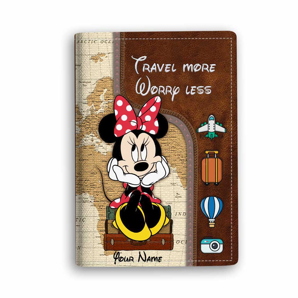 Personalized Minnie Mouse Passport Holder Custom Name Gift Passport Holder GradoCreations