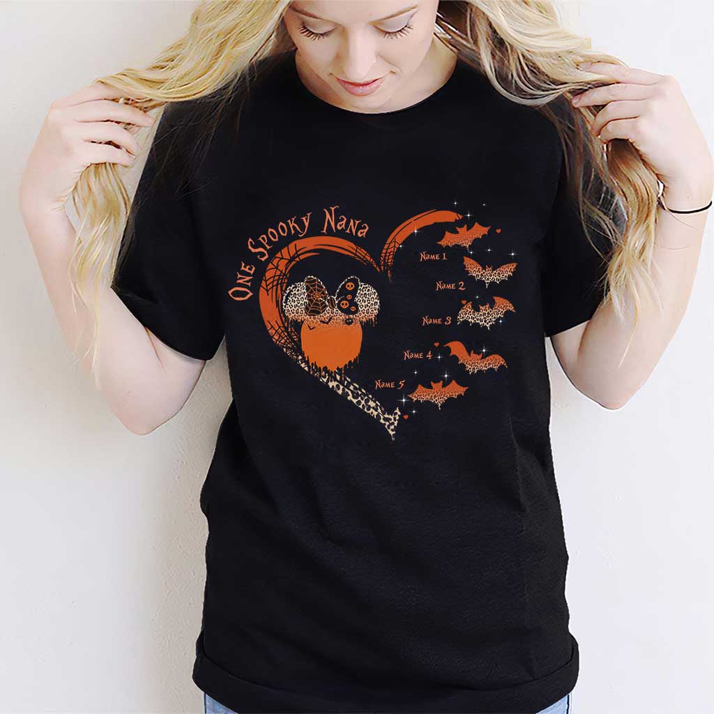 Personalized Halloween T-Shirt & Hoodie for Grandma | Spooky Nana Gift T-shirt & Hoodie GradoCreations