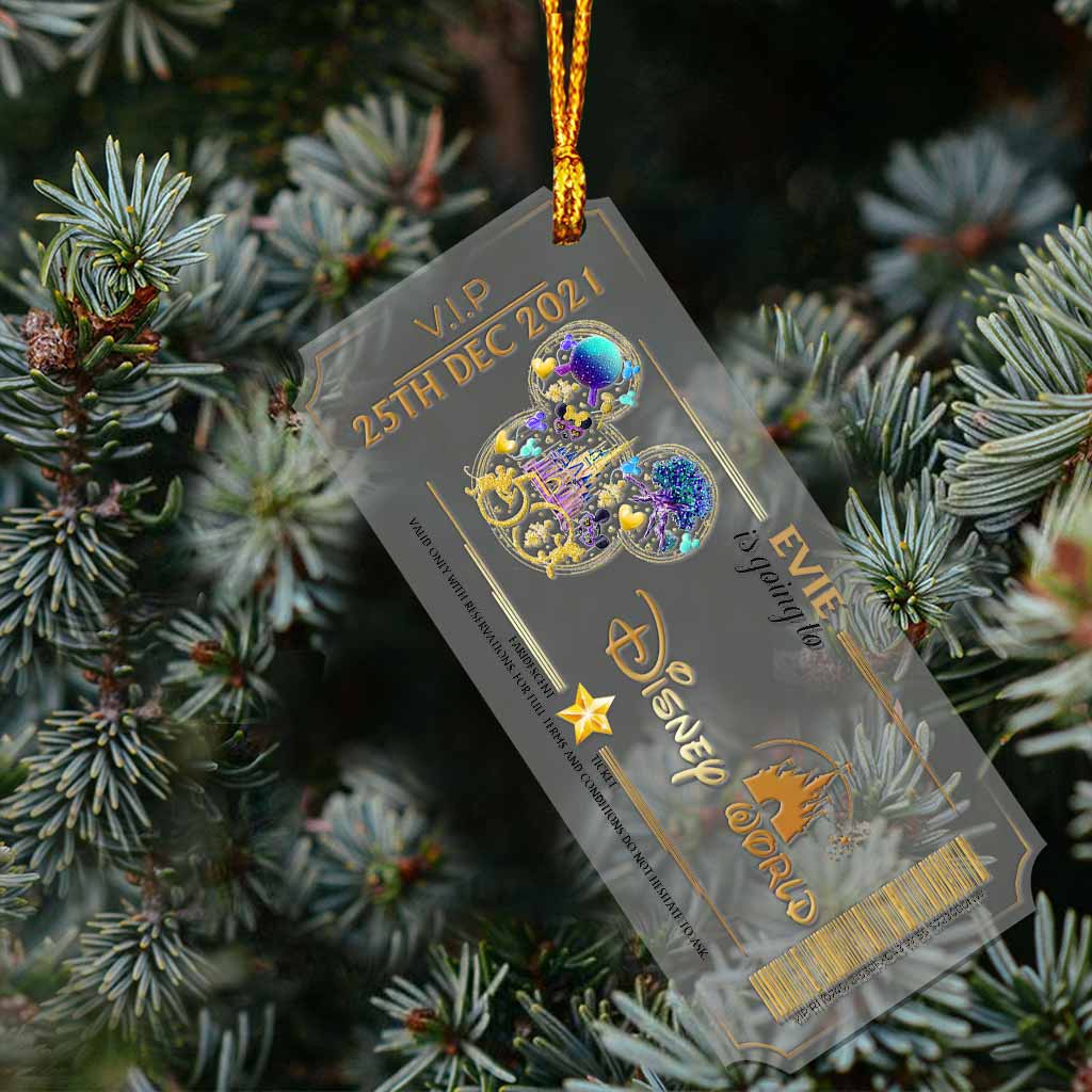 Personalized Christmas Mouse Ornament Custom Name Gift Ornament GradoCreations